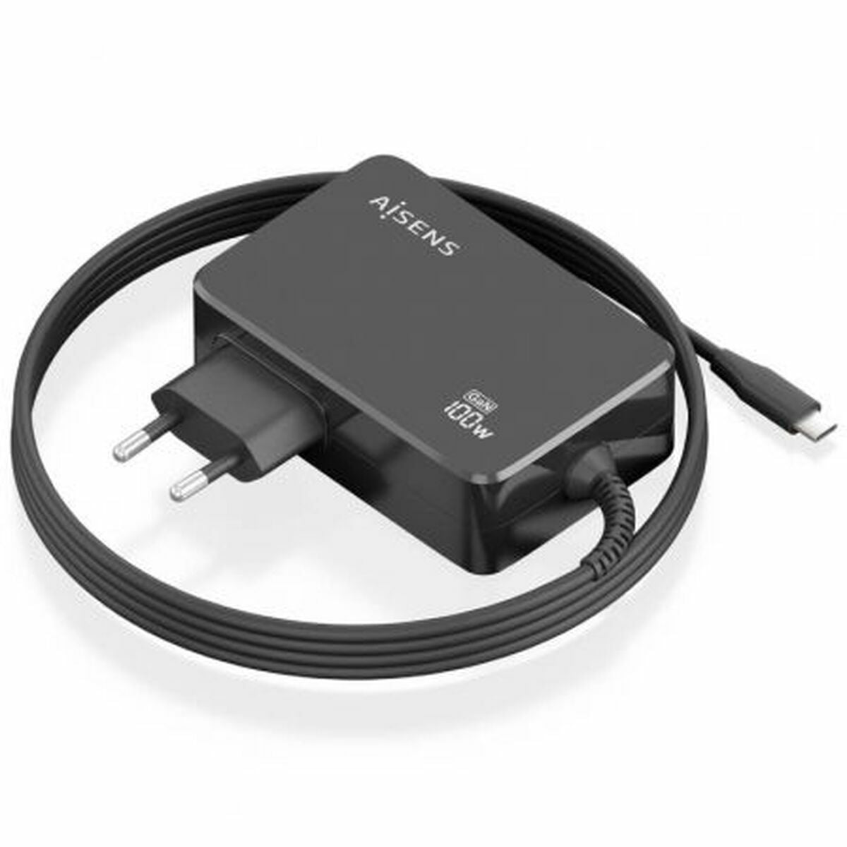 Laptop Charger Aisens ASCH-1PD100WL50-BK Black-0
